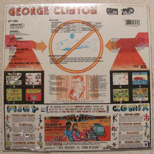 George Clinton : You Shouldn't-Nuf Bit Fish (LP, Album)