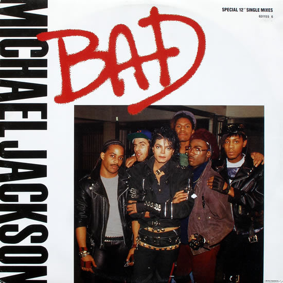 Michael Jackson : Bad (12", Single)