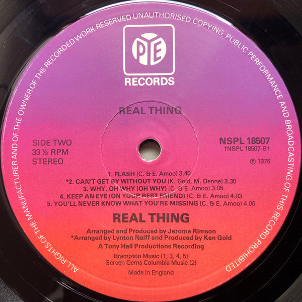 The Real Thing : Real Thing (LP, Album)