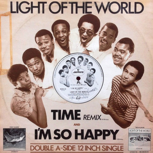 Light Of The World : Time (Remix) / I'm So Happy (12", Single)