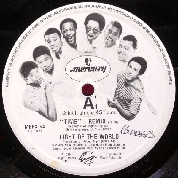 Light Of The World : Time (Remix) / I'm So Happy (12", Single)