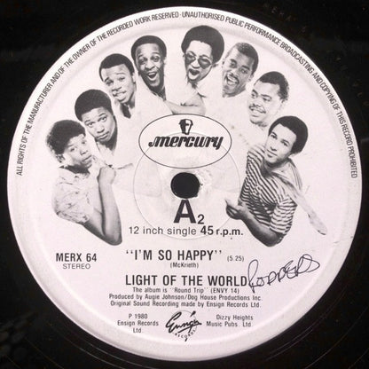 Light Of The World : Time (Remix) / I'm So Happy (12", Single)