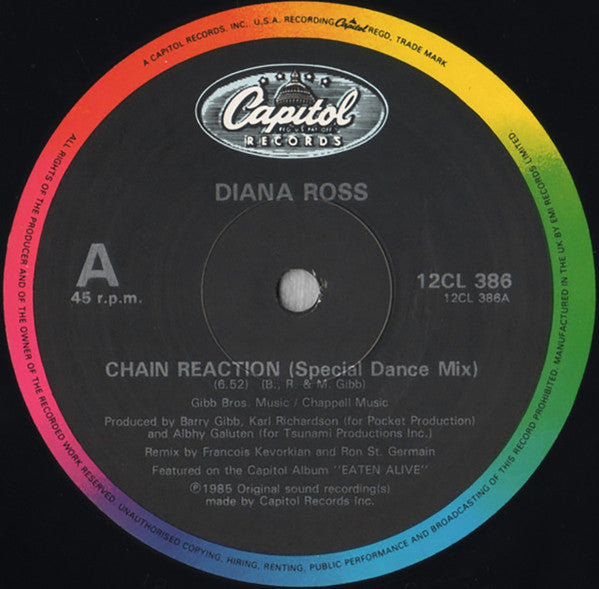 Ross* : Chain Reaction (Special Dance Remix) (12", Single)