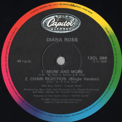 Ross* : Chain Reaction (Special Dance Remix) (12", Single)