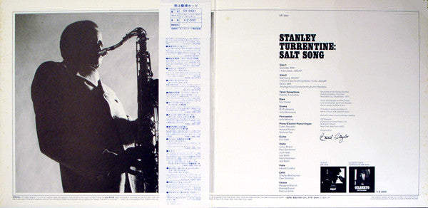 Stanley Turrentine : Salt Song (LP, Album, Gat)