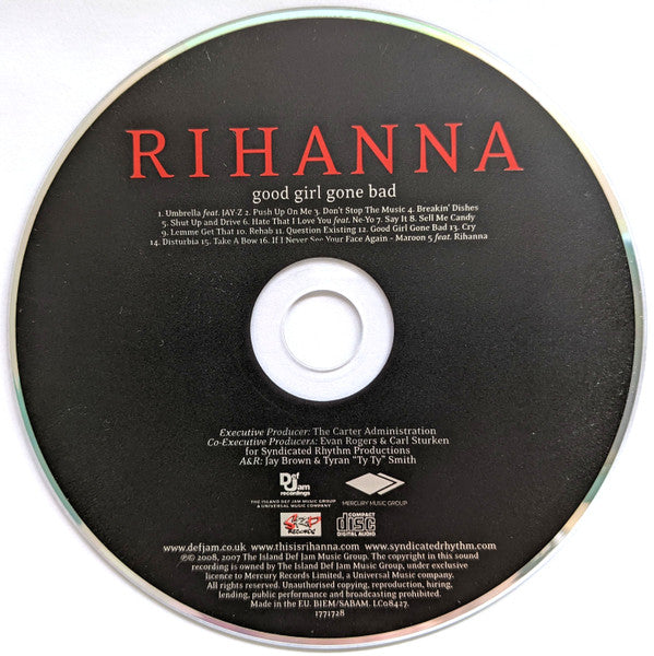 Rihanna : Good Girl Gone Bad (CD, Album, RE, Sup)