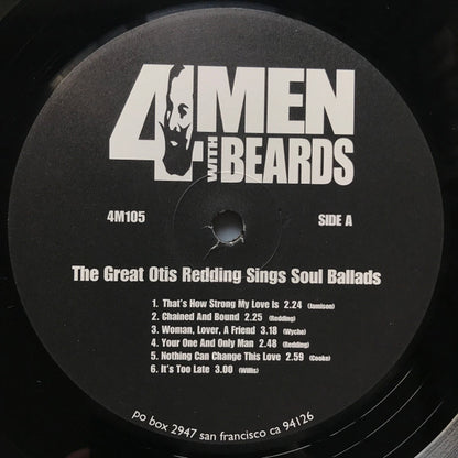 Otis Redding : The Great Otis Redding Sings Soul Ballads (LP, Album, RE, RM, 180)