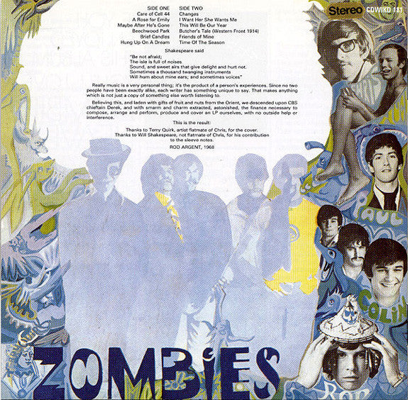 The Zombies : Odessey & Oracle (CD, Album, Mono, RE, RM, 30t)