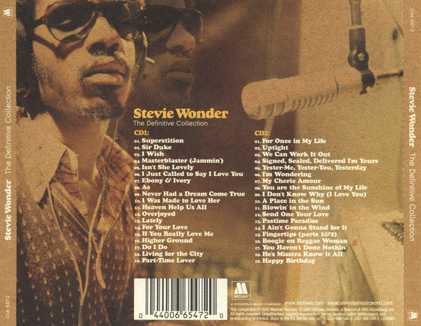 Stevie Wonder : The Definitive Collection (2xCD, Comp)