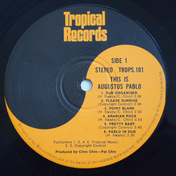 Augustus Pablo : This Is Augustus Pablo (LP, Album)