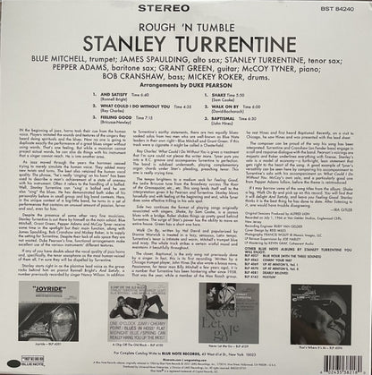 Stanley Turrentine : Rough 'N Tumble (LP, Album, RE, 180)