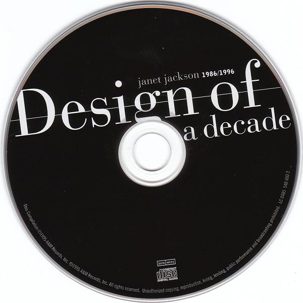 Janet Jackson : Design Of A Decade 1986/1996 (CD, Comp)