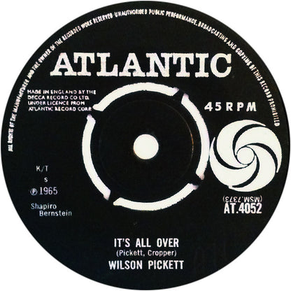 Wilson Pickett : Don't Fight It (7", Single)