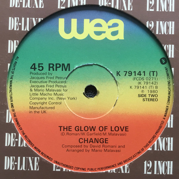 Change : A Lover's Holiday / The Glow Of Love (12", Single)