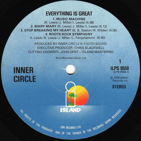 Inner Circle : Everything Is Great (LP, Album)