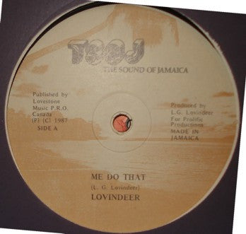 Lloyd Lovindeer : Me Do That (12")