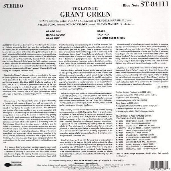 Grant Green : The Latin Bit (LP, Album, RE, 180)