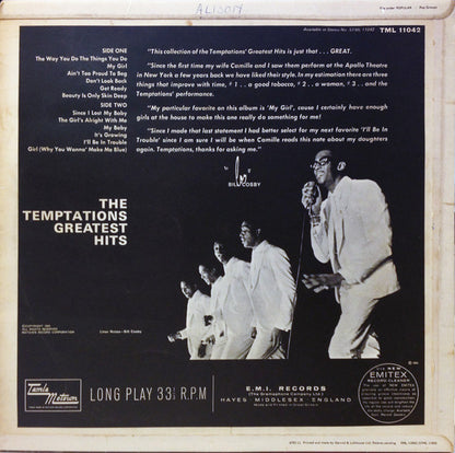 The Temptations : Greatest Hits! (LP, Comp, Mono, Fli)