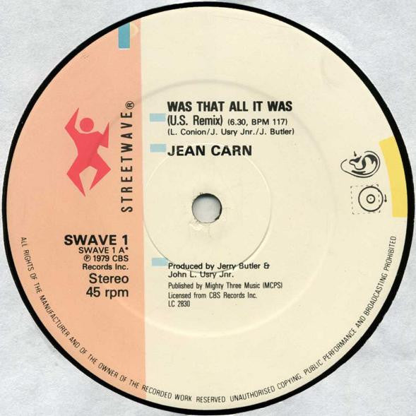 Jean Carn / Philadelphia International All Stars : Was That All It Was / Let's Clean Up The Ghetto (12", Ltd)