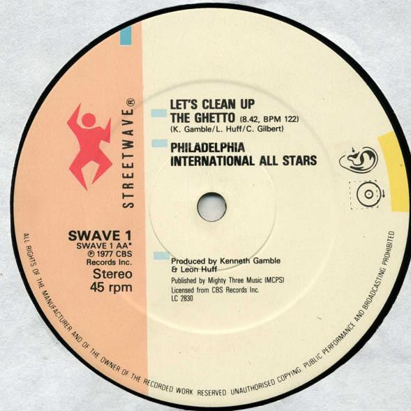 Jean Carn / Philadelphia International All Stars : Was That All It Was / Let's Clean Up The Ghetto (12", Ltd)