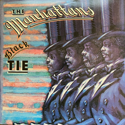 The Manhattans* : Black Tie (LP, Album, RE, Pit)