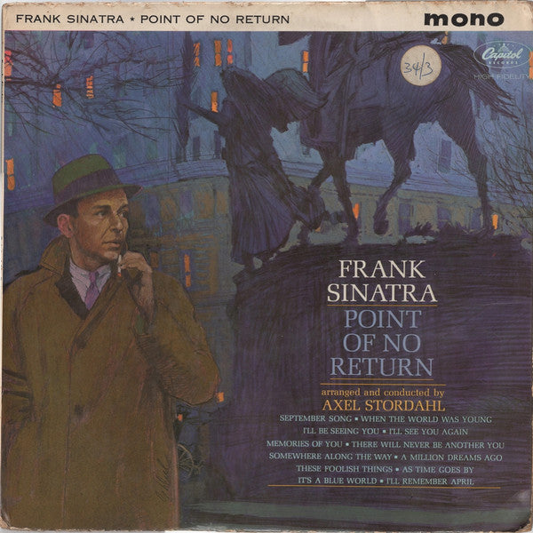 Frank Sinatra : Point Of No Return (LP, Album, Mono)