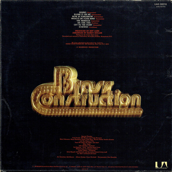 Brass Construction : Brass Construction II (LP, Album)