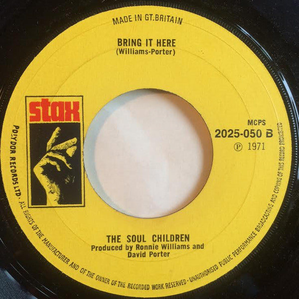 Soul Children, The* : Give Me One Good Reason Why (7", Single)