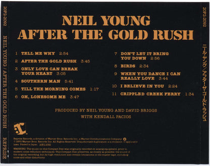 Neil Young : After The Gold Rush (CD, Album, RE)