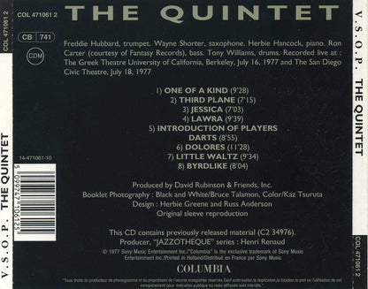 The V.S.O.P. Quintet : The Quintet (CD, Album, RE)