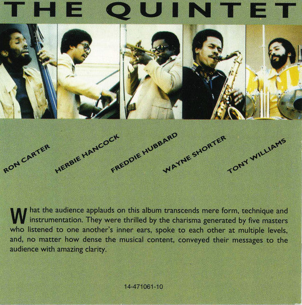 The V.S.O.P. Quintet : The Quintet (CD, Album, RE)