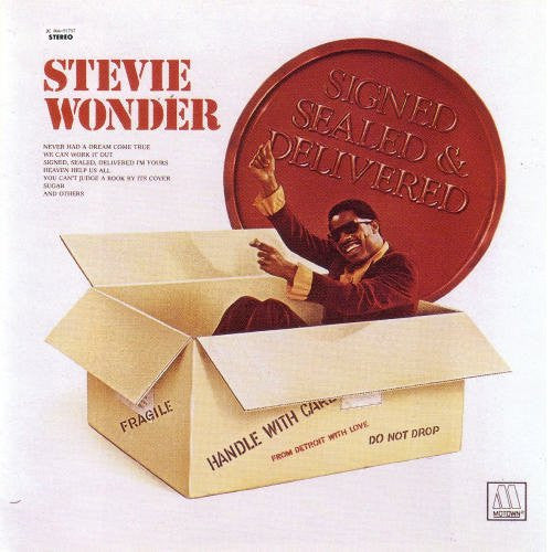 Stevie Wonder : Signed Sealed & Delivered (LP, Album, RE)