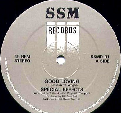 Special Effects : Good Loving (12")