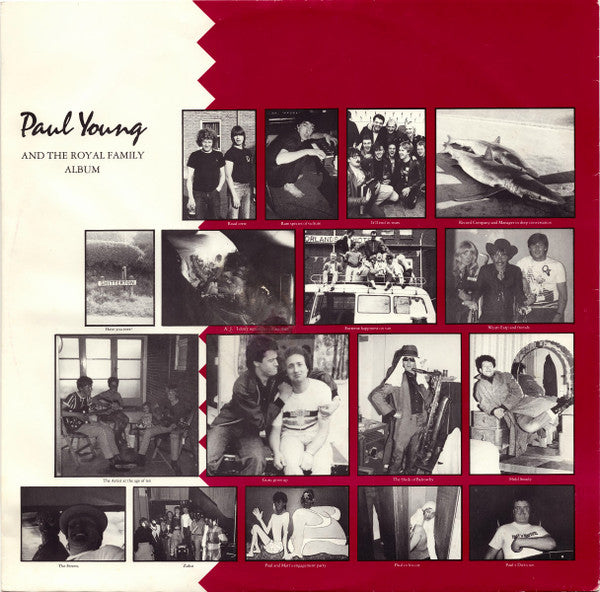 Paul Young : No Parlez (LP, Album, Whi)