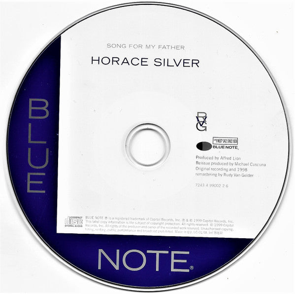 The Horace Silver Quintet : Song For My Father (CD, Album, RE, RM)