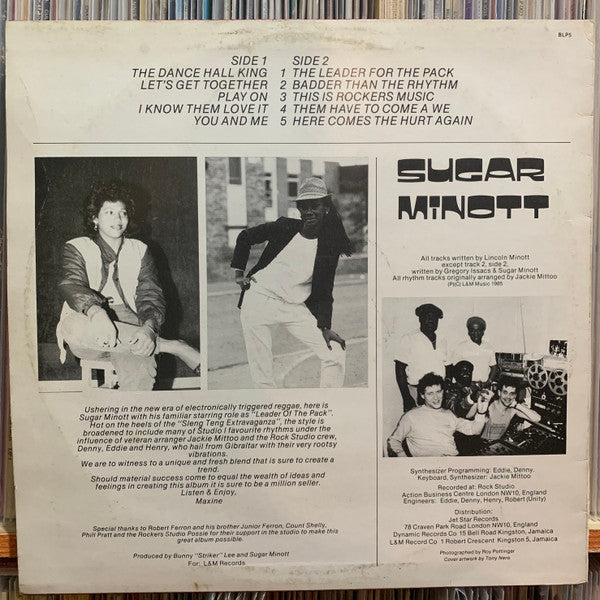 Sugar Minott : The Leader For The Pack (LP, Album)