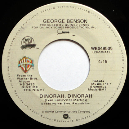 George Benson : Give Me The Night (7", Spe)