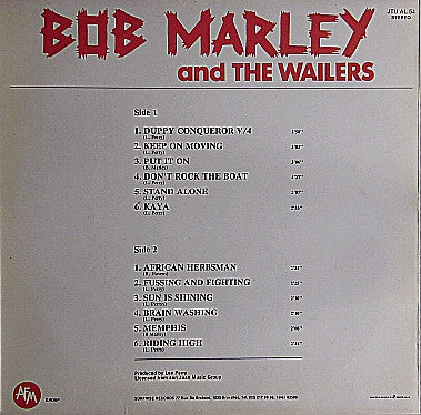 Bob Marley And The Wailers* : Soul Revolution (LP, Album, RE)