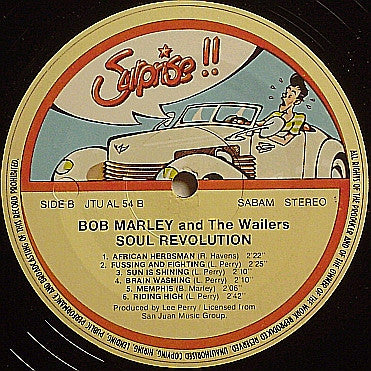 Bob Marley And The Wailers* : Soul Revolution (LP, Album, RE)