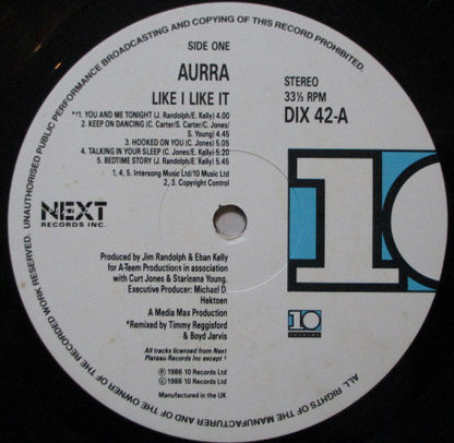 Aurra : Like I Like It (LP, Album)