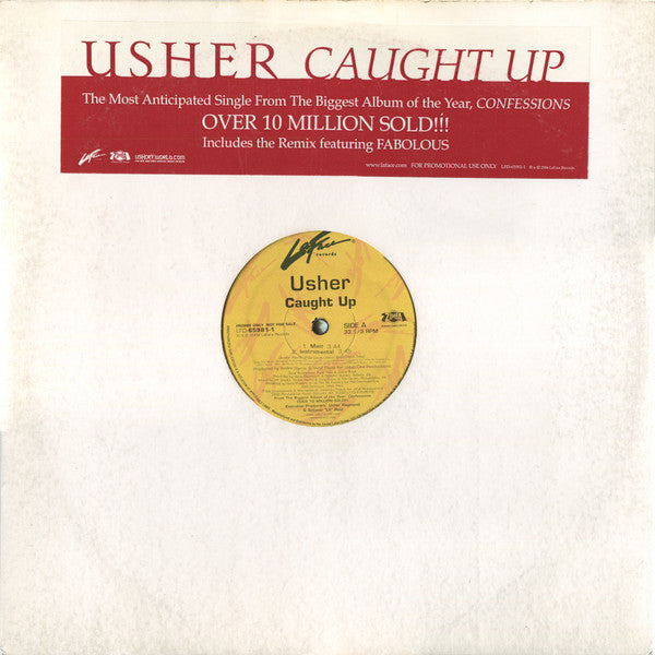 Usher : Caught Up (12", Promo)