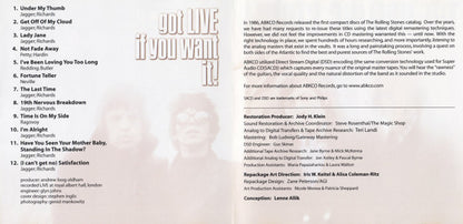 The Rolling Stones : Got Live If You Want It! (CD, Album, RE, RM)