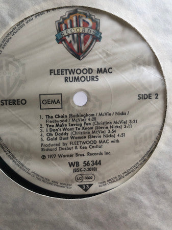 Fleetwood Mac : Rumours (LP, Album, RE, Tex)