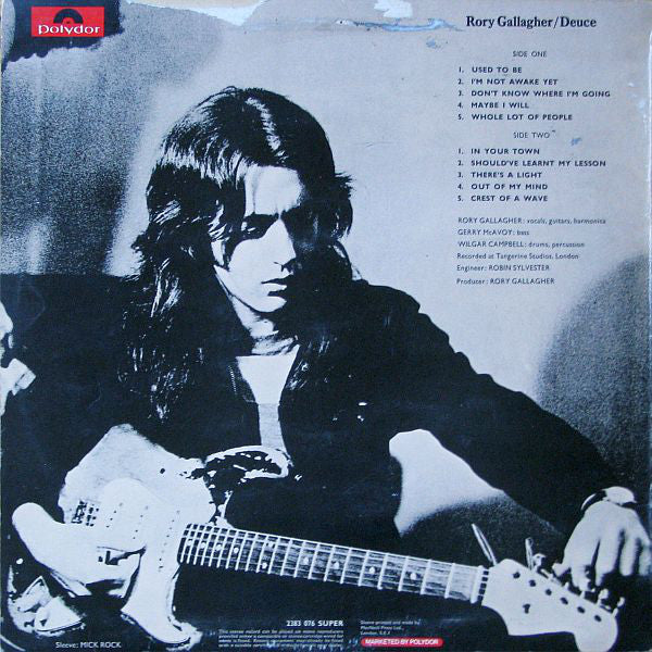 Rory Gallagher : Deuce (LP, Album)