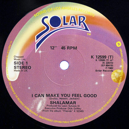 Shalamar : I Can Make You Feel Good (12", Single, Pic)