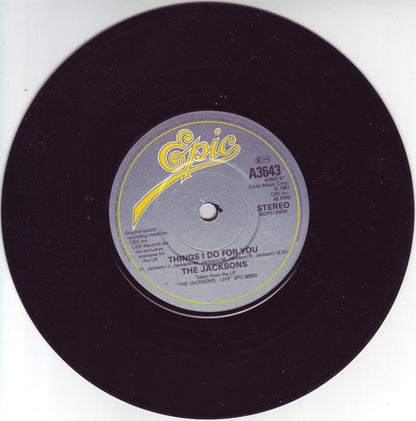 Michael Jackson : Thriller (7", Single, Pap)