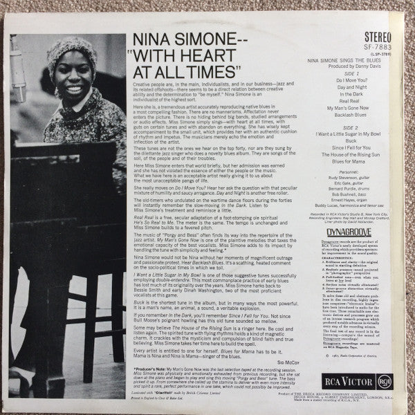 Nina Simone : Nina Simone Sings The Blues (LP, Album)