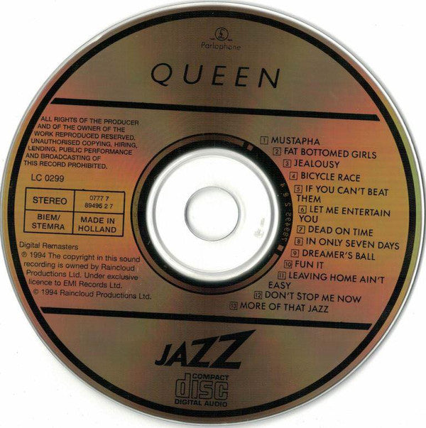 Queen : Jazz (CD, Album, RE, RM)