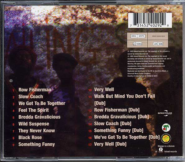 Wailing Souls : Wild Suspense (CD, Album, RE)