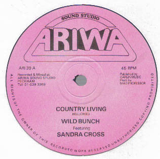 The Wild Bunch (2) Featuring Sandra Cross : Country Living (12", Single)